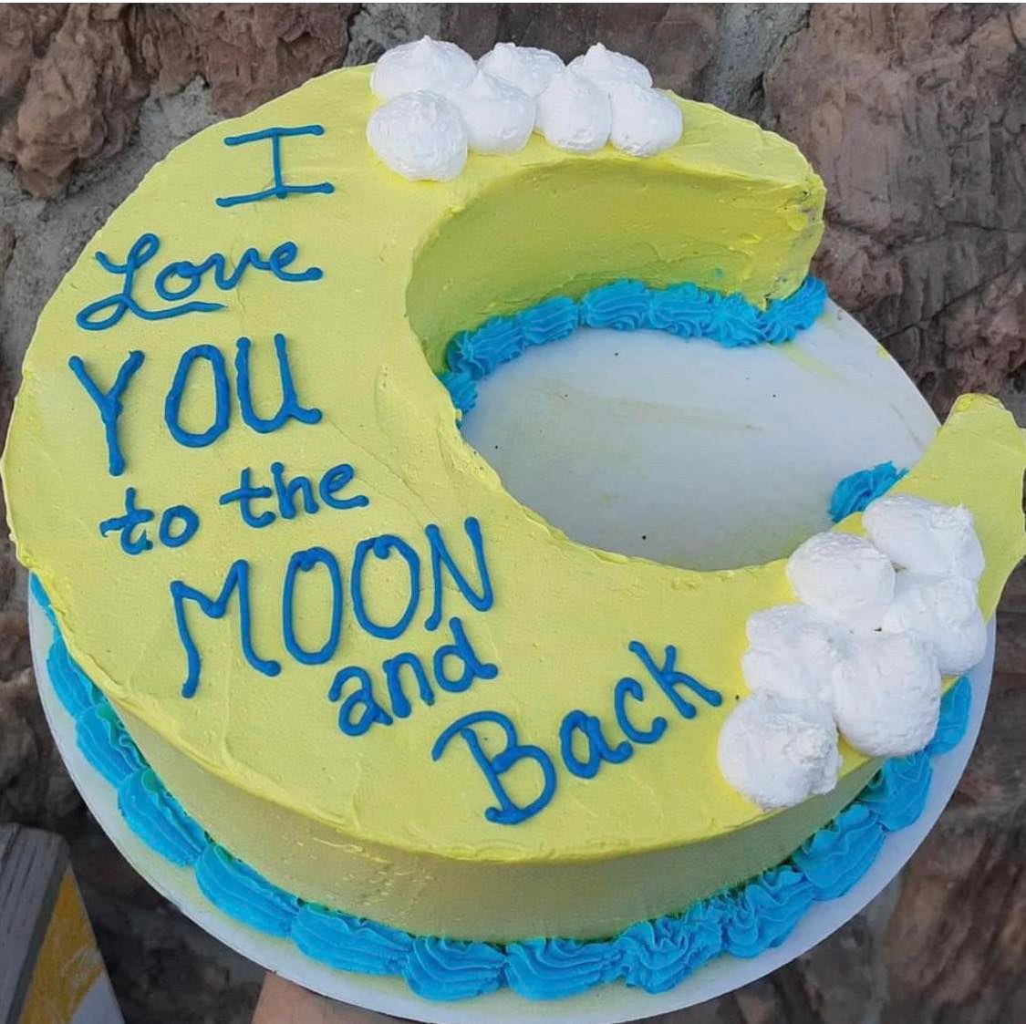 Love You To The Moon And Back Cake by Joe's Dairy Bar