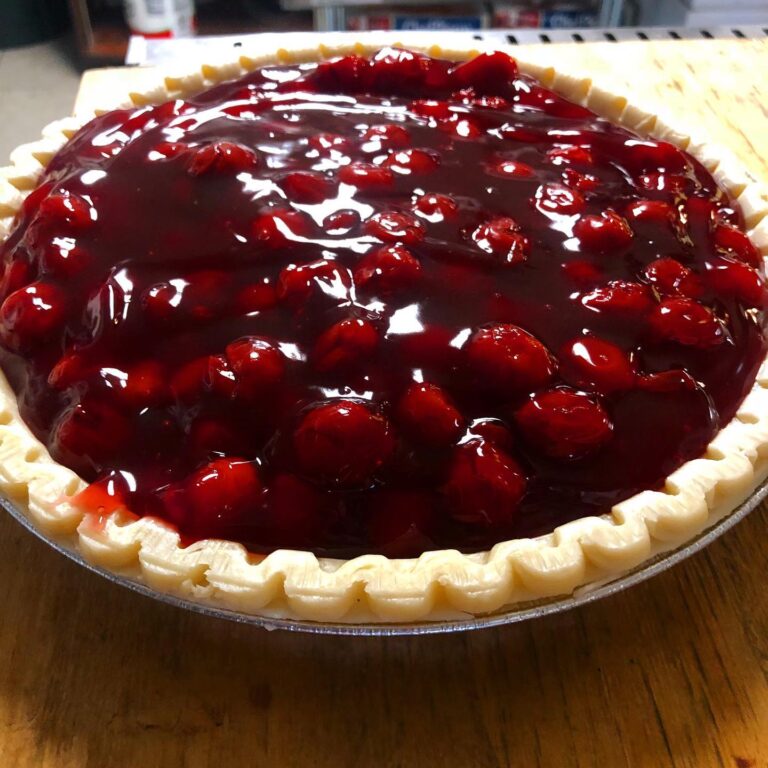 Cherry Pie No Top Or Crust Yet