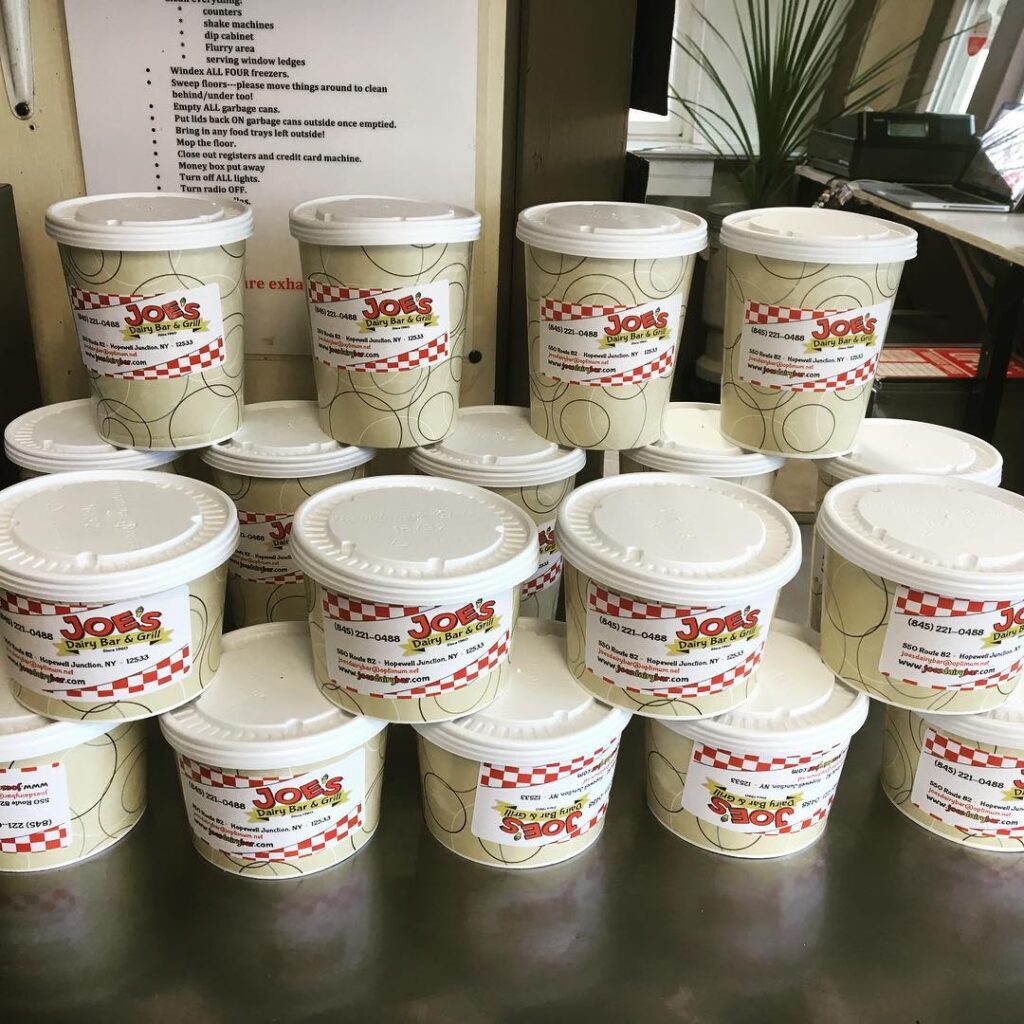 Multiple Tubs Of JDB Ice Cream