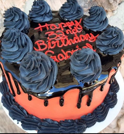 Black Orange Swirl Cake by Joe's Dairy Bar