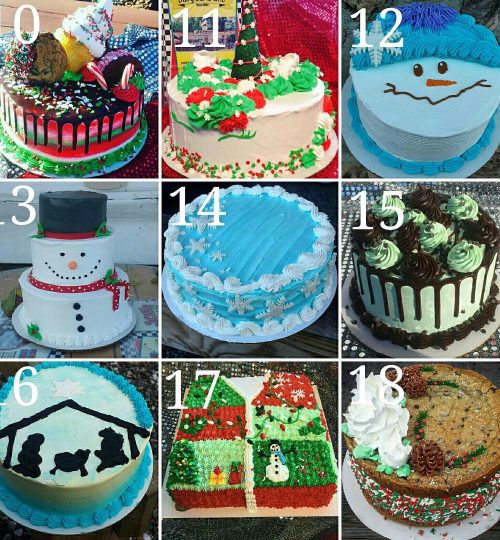 Christmas Cake Collection Two by Joe's Dairy Bar
