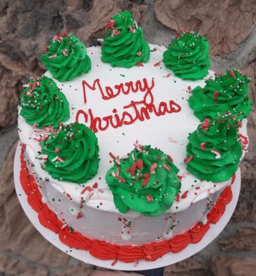 Christmas Tree Ring Cake by Joe's Dairy Bar