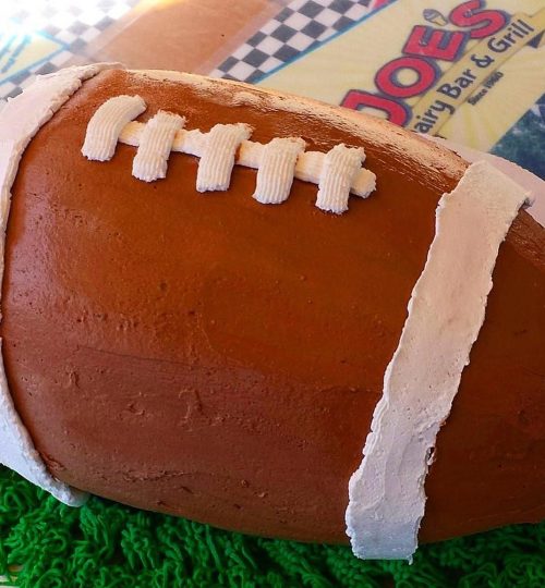 Football Cake by Joe's Dairy Bar