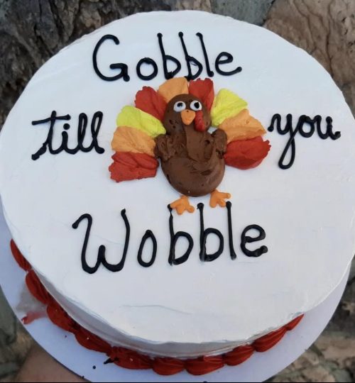 Gobble Til You Wobble Turkey Cake by Joe's Dairy Bar