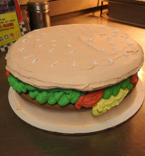 Hamburger Cake by Joe's Dairy Bar