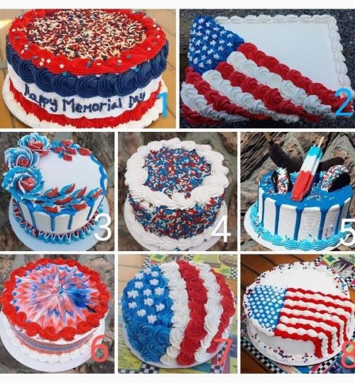 Memorial Day Cake Collection by Joe's Dairy Bar