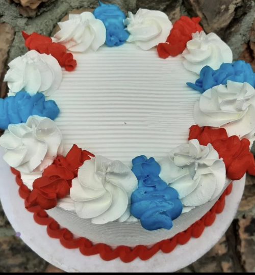 Patriotic Ring Cake by Joe's Dairy Bar