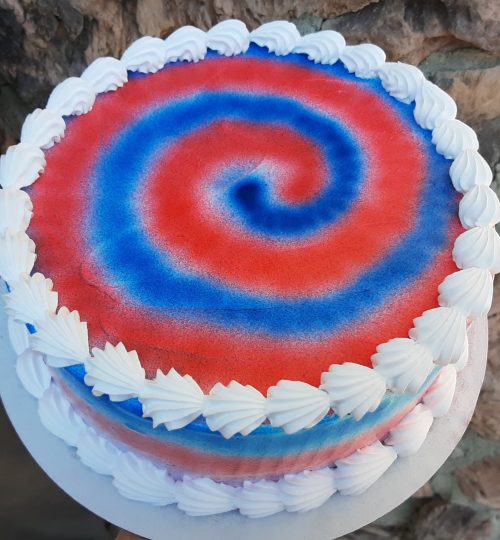 Patriotic Swirl Cake by Joe's Dairy Bar