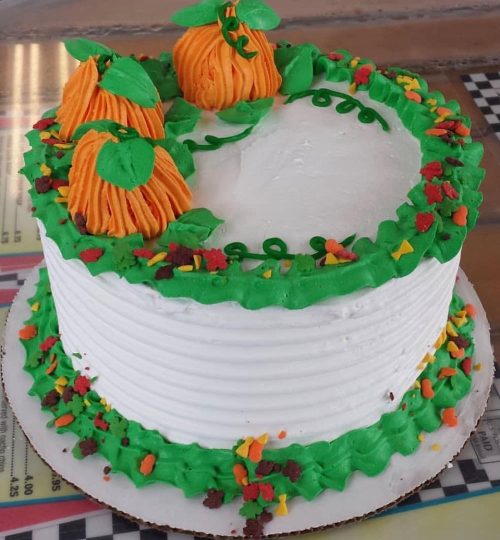 Pumpkins Green Swirl Cake by Joe's Dairy Bar