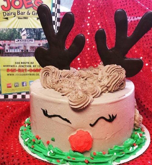 Reindeer 3D Cake by Joe's Dairy Bar