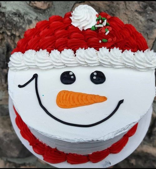 Snowman Red Hat Cake by Joe's Dairy Bar