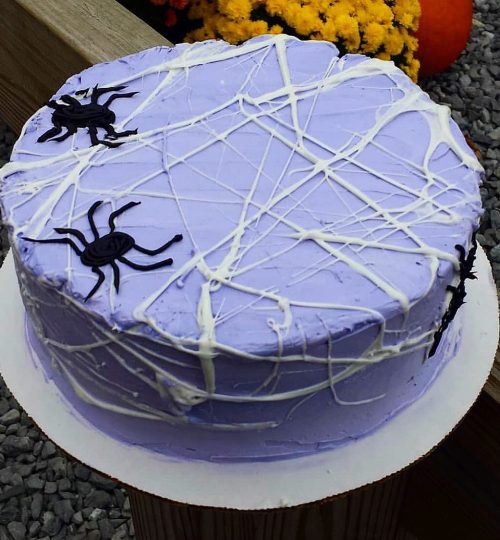 Spiderweb Wraparound Cake by Joe's Dairy Bar